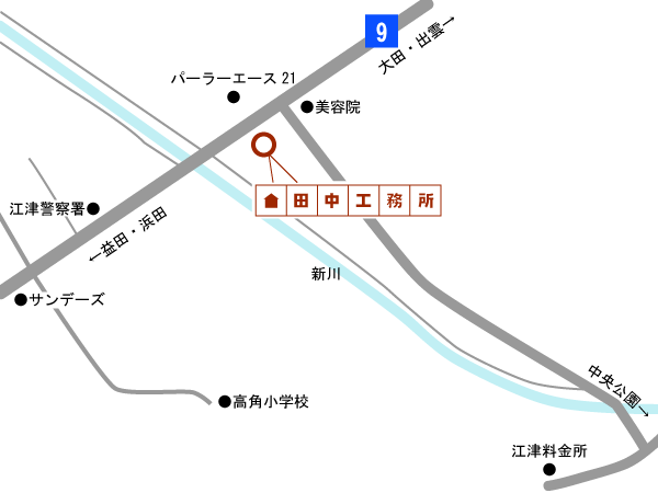 田中工務所マップ